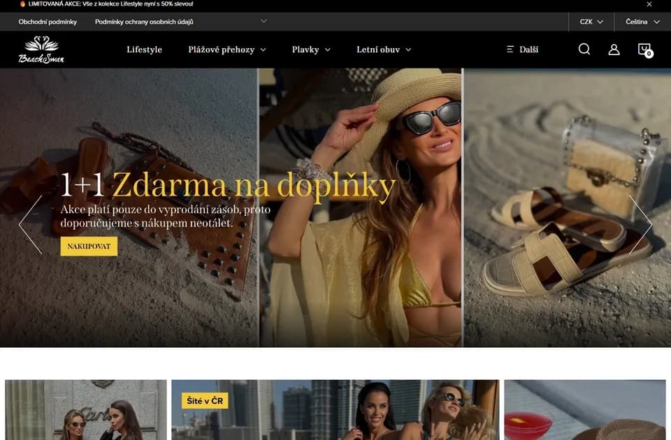 Vorschau der Website beachswan.com