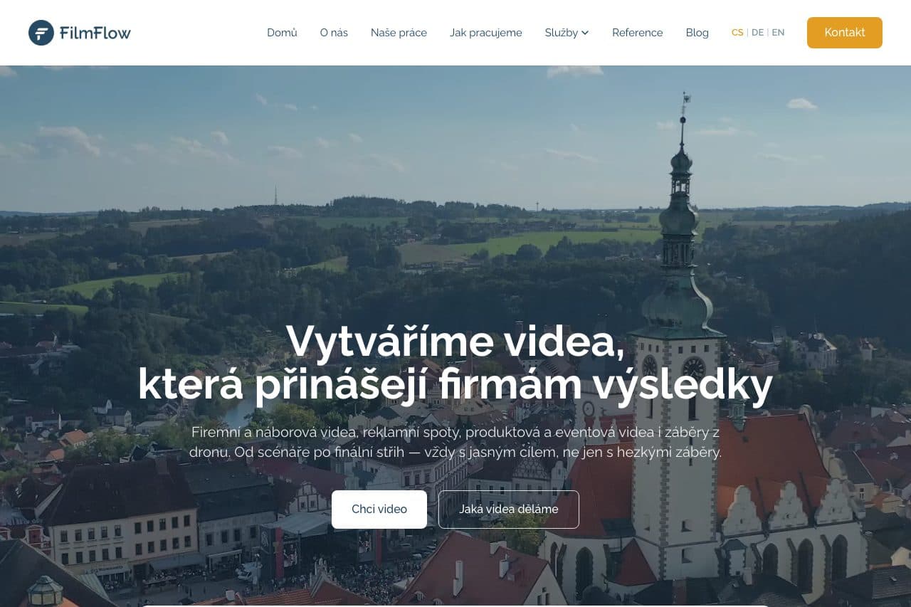Vorschau der Website filmflow.cz