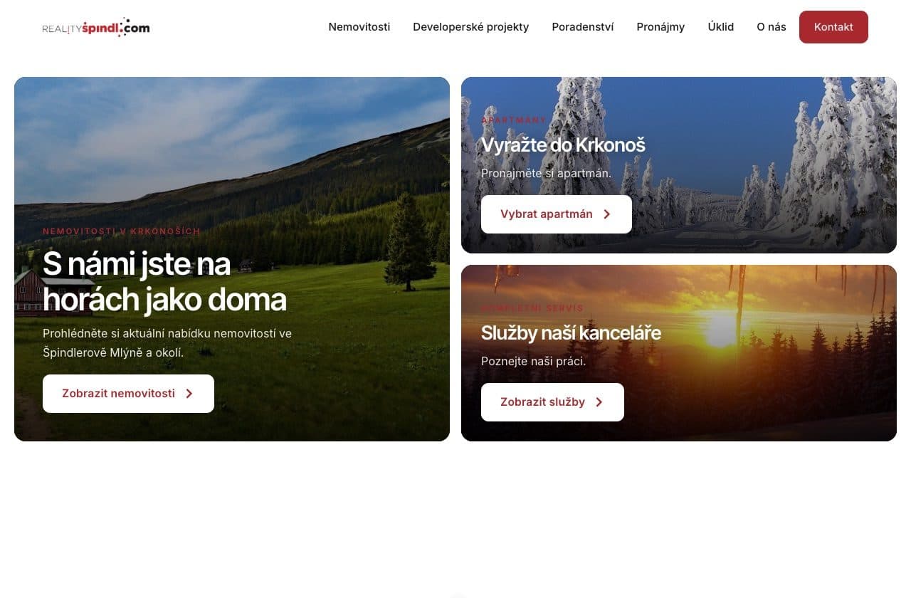 Vorschau der Website reality-spindl.com
