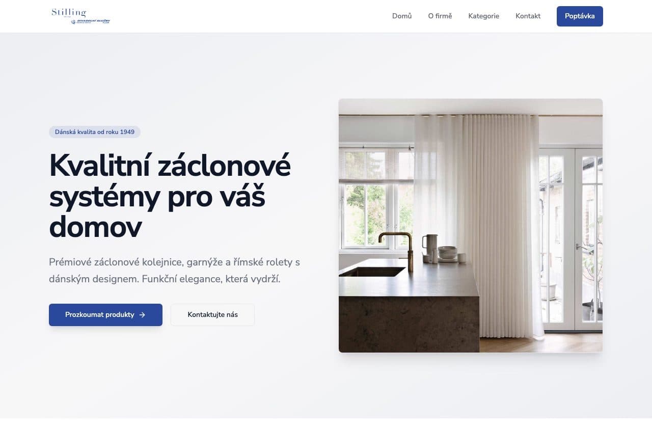Vorschau der Website stillingczech.cz
